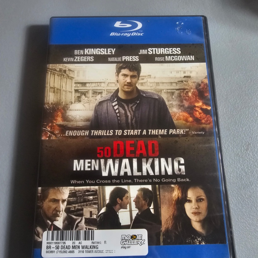 50 Dead Men Walking Blu-ray Ben Kingsley Jim Sturgess Action Thriller Movie